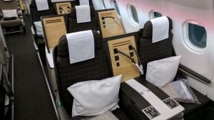 Swiss Business Class Airbus A330 Sitz