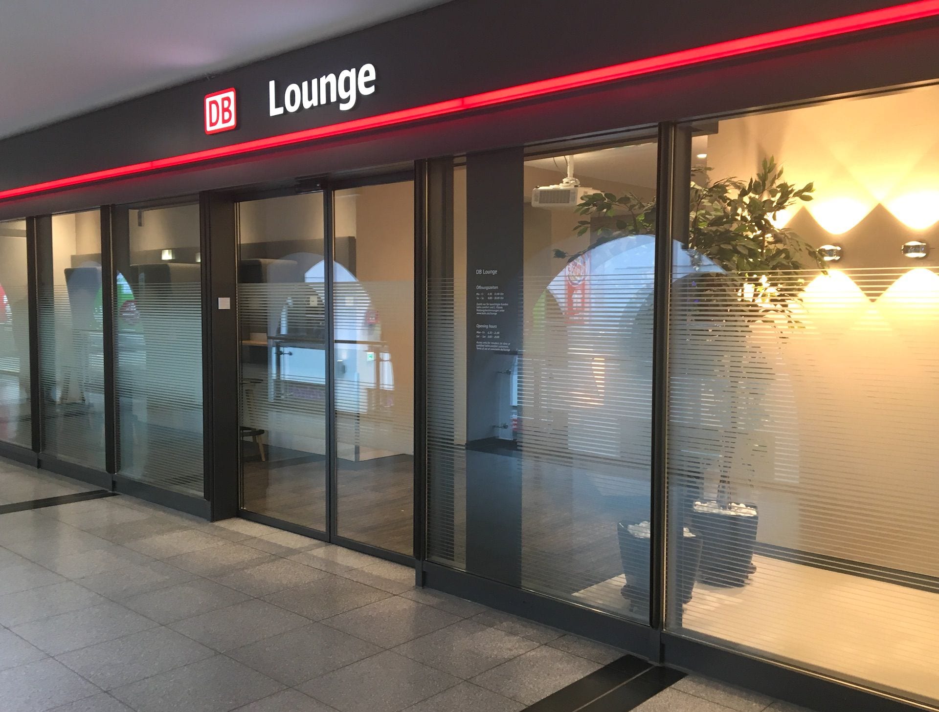 DB Lounge Nürnberg Eingang