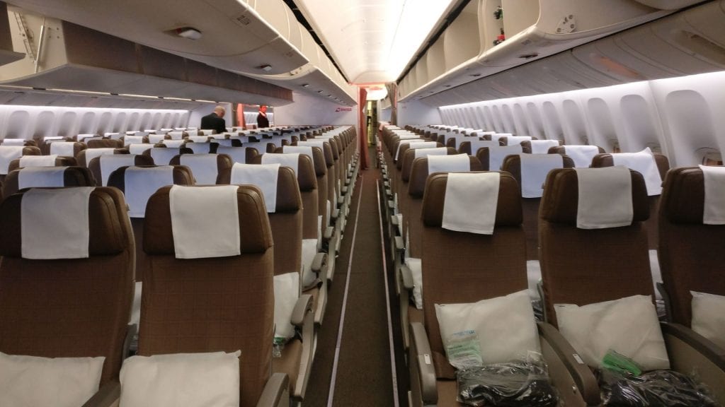 Swiss Economy Class Boeing 777