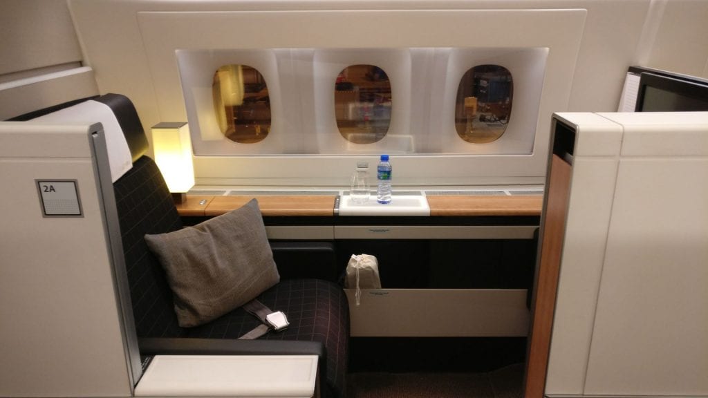 SWISS First Class Boeing 777 Suite