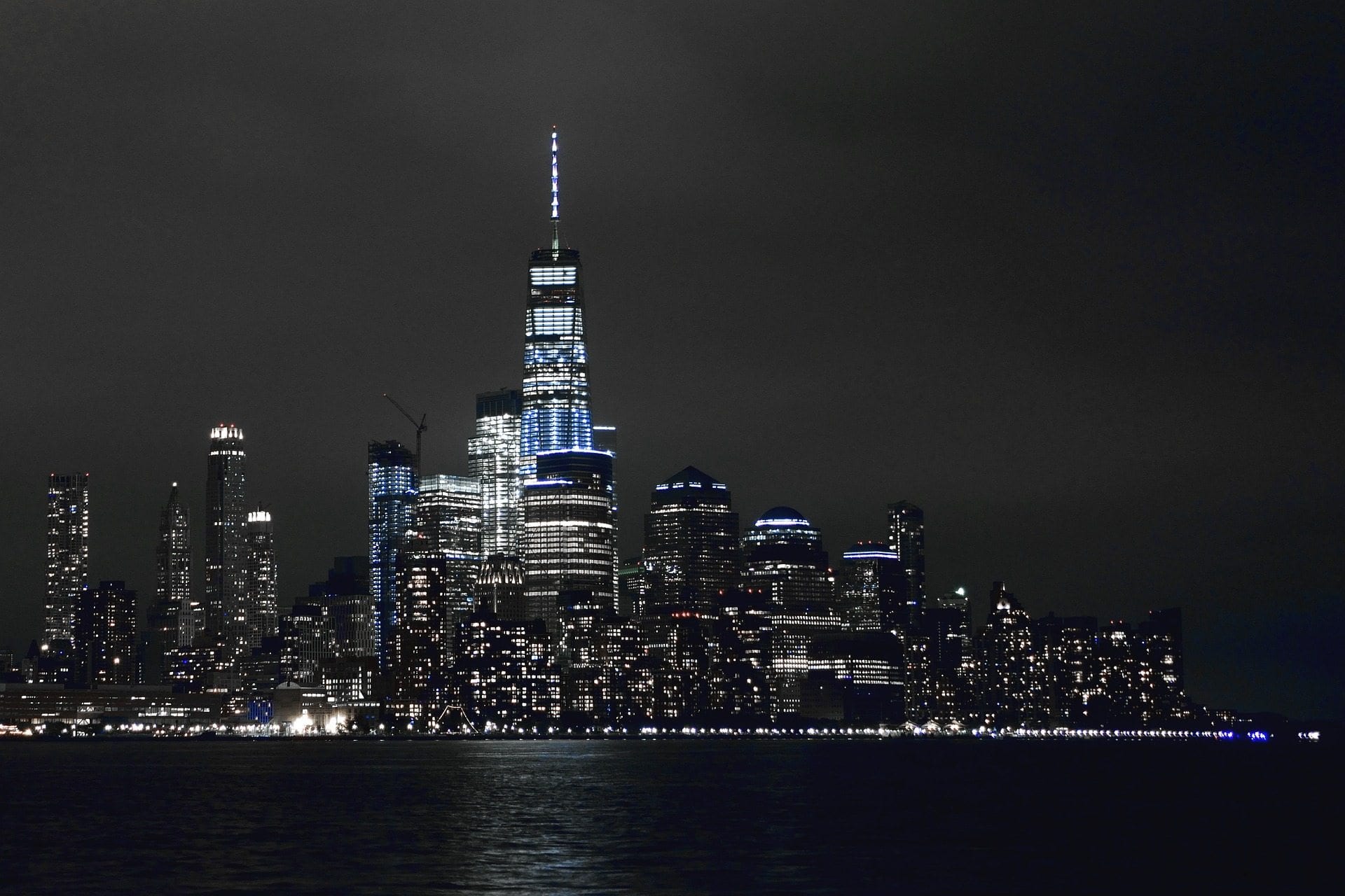 New York Skyline Nacht