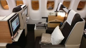 Swiss Business Class Boeing 777 2