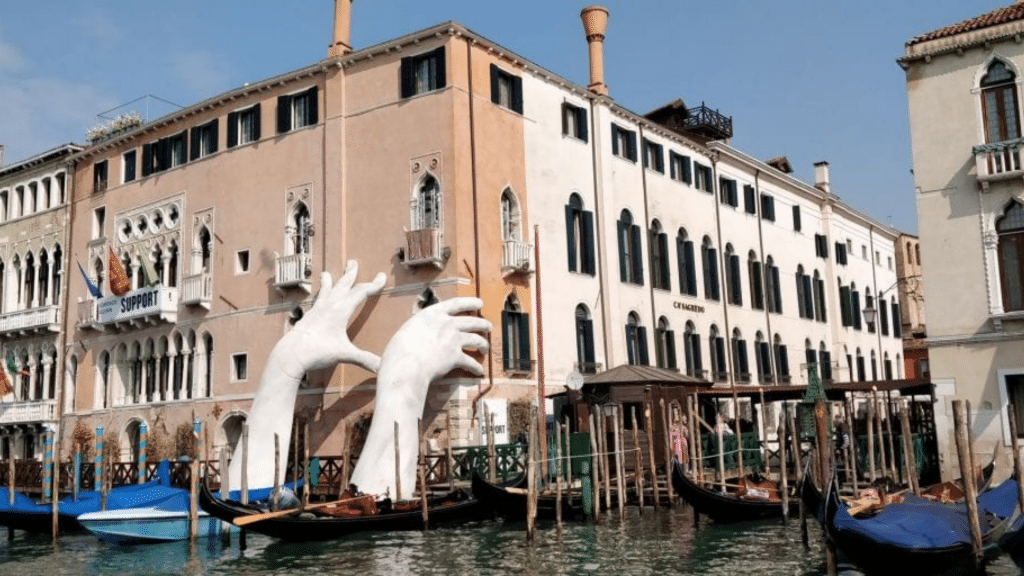 Ca Sagredo Venedig Hotel Aussenansicht Kanal