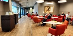 Austrian Airlines Business Class Lounge Wien Schengen Sitzbereich