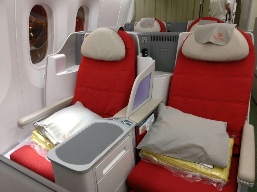 Ethiopian Airlines Business Class Boeing 787 Seat 11