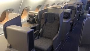 Asiana Business Class Airbus A380 Kabine