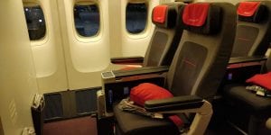 Austrian Airlines Premium Economy Class Sitz Boeing 777