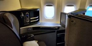 Eva Air Business Class Boeing 777 Fenstersitz 1
