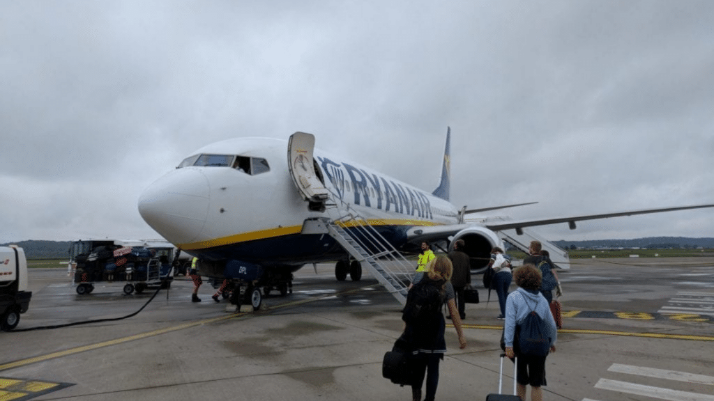 Ryanair Boarding Fussmarsch
