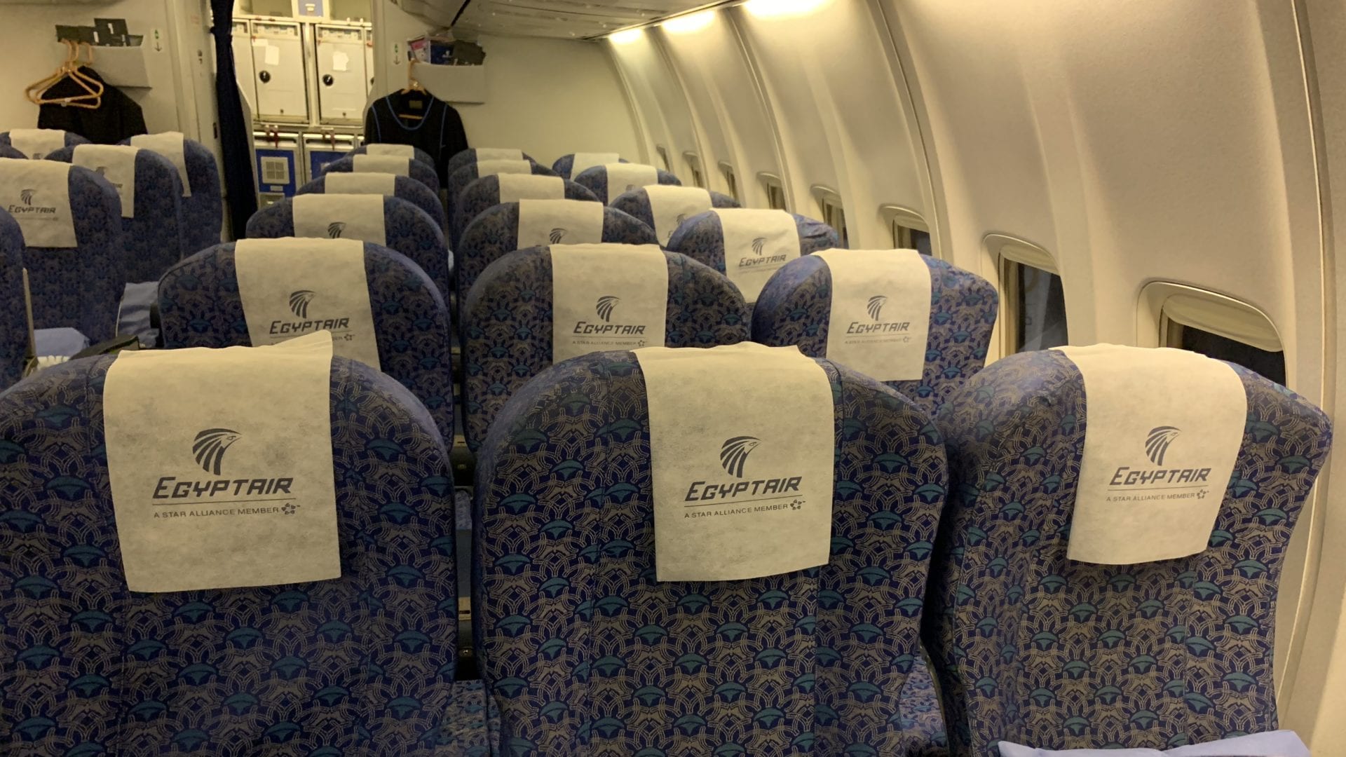 Egypt Air B737 800 Economy Class Sitze 5
