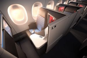 Delta Business Class Airbus A350