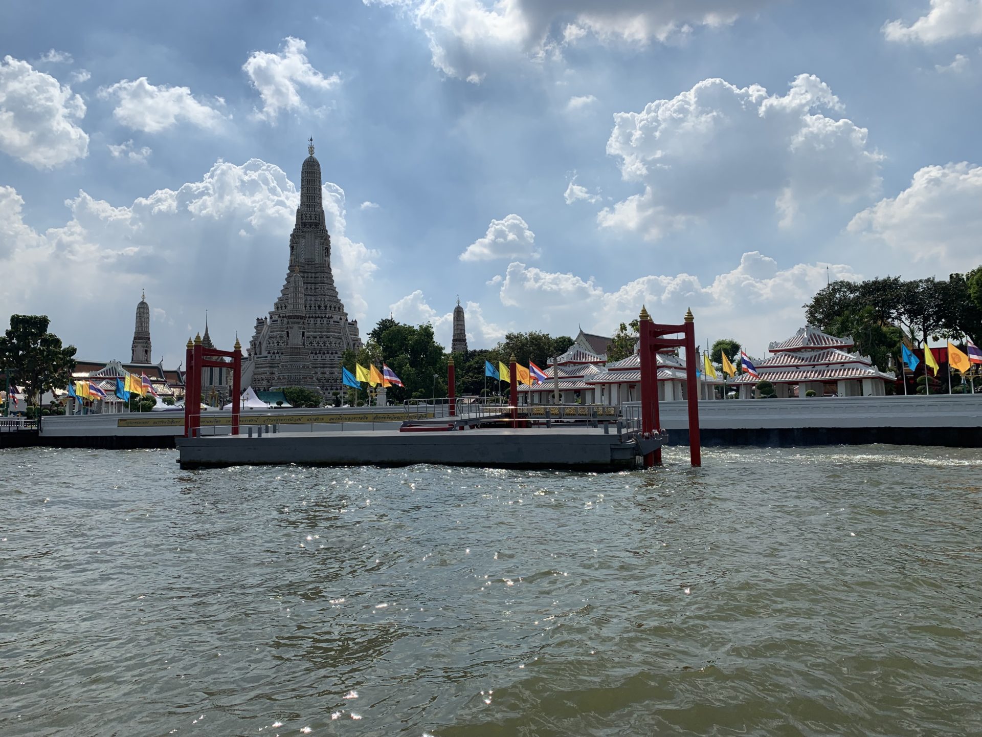 Bangkok Fluss Tempel