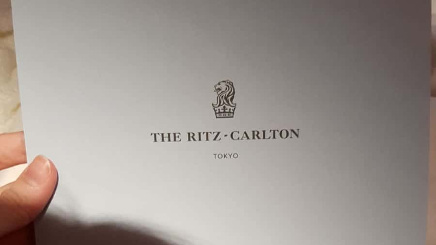 Ritz-Carlton Tokio Karte3