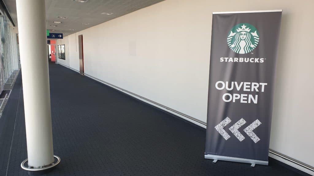 Roll Up Starbucks Basel Euroairport Schengen
