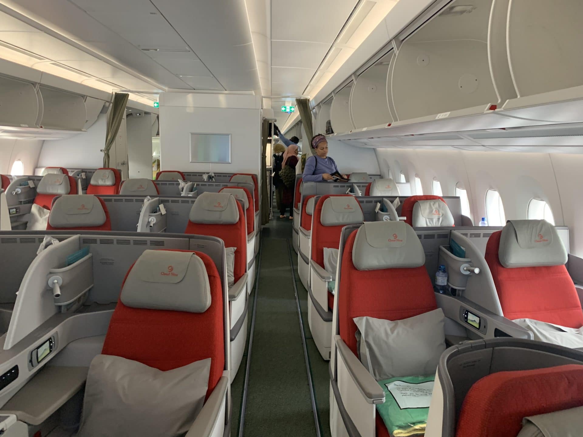 Ethiopian A350 Business Class Kabine Von Rechts