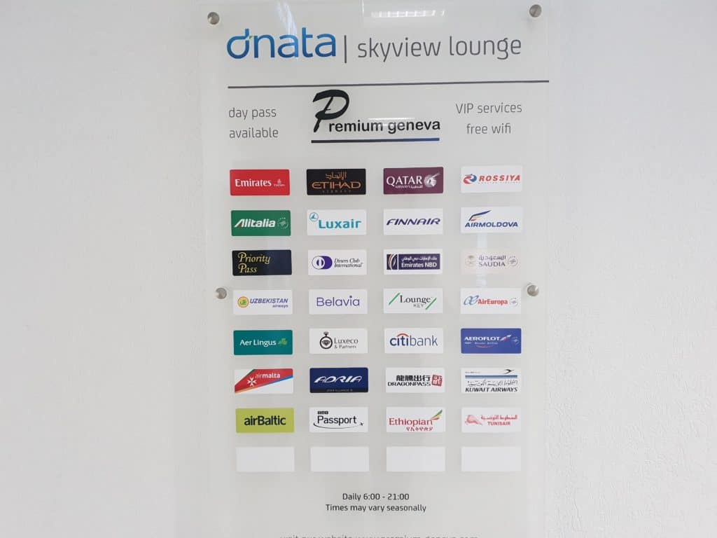 Genf Dnata Lounge Priority Pass GVA 10