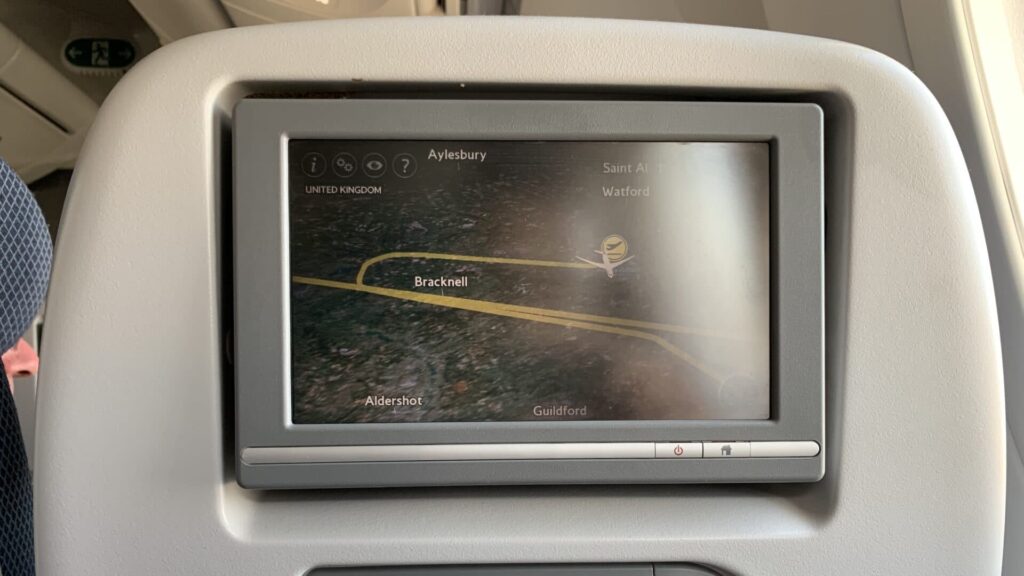 British Airways Economy Class Langstrecke Boeing 787 Entertainment