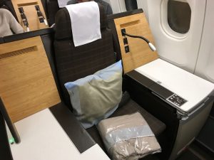 Swiss Business Class Airbus A330 Sitz Thron Einzelsitz