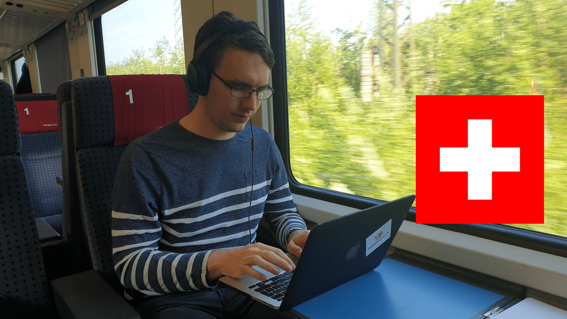 Alex SBB EuroCity Erste Klasse MacBook Kopfhörer Bose Schweiz