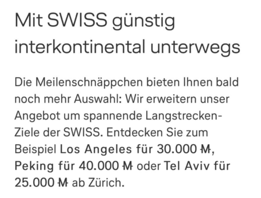 Meilenschnäppchen App Swiss Screenshot 2 2