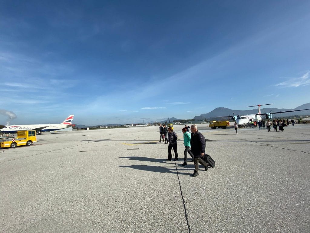 Salzburg Vorfeld Austrian Dash8 British Airways A319 Fabian Wochenrückblick