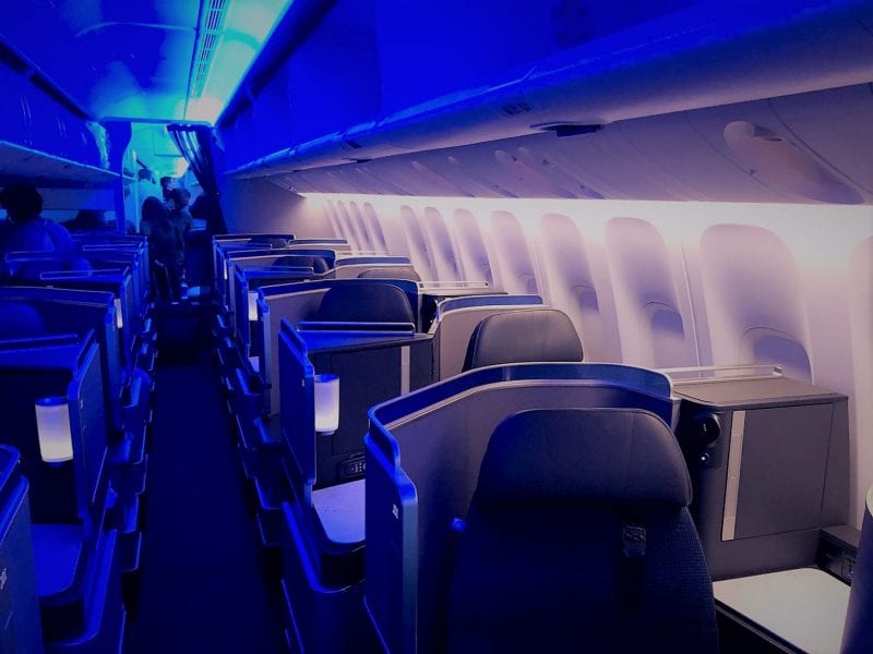 United Polaris Business Class Boeing 767 Kabine Sitze 800x600