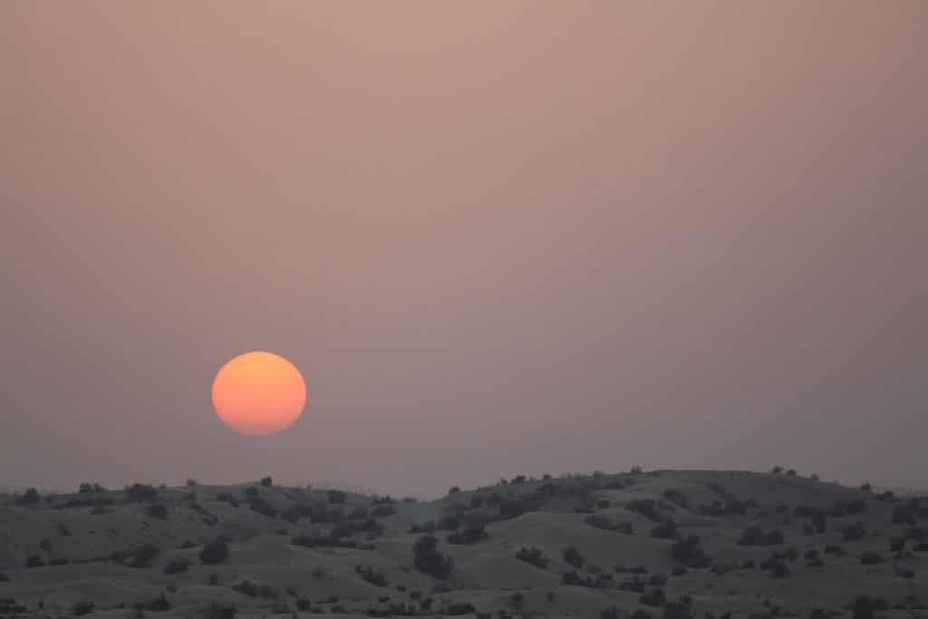 Dubai Desert Sunrise