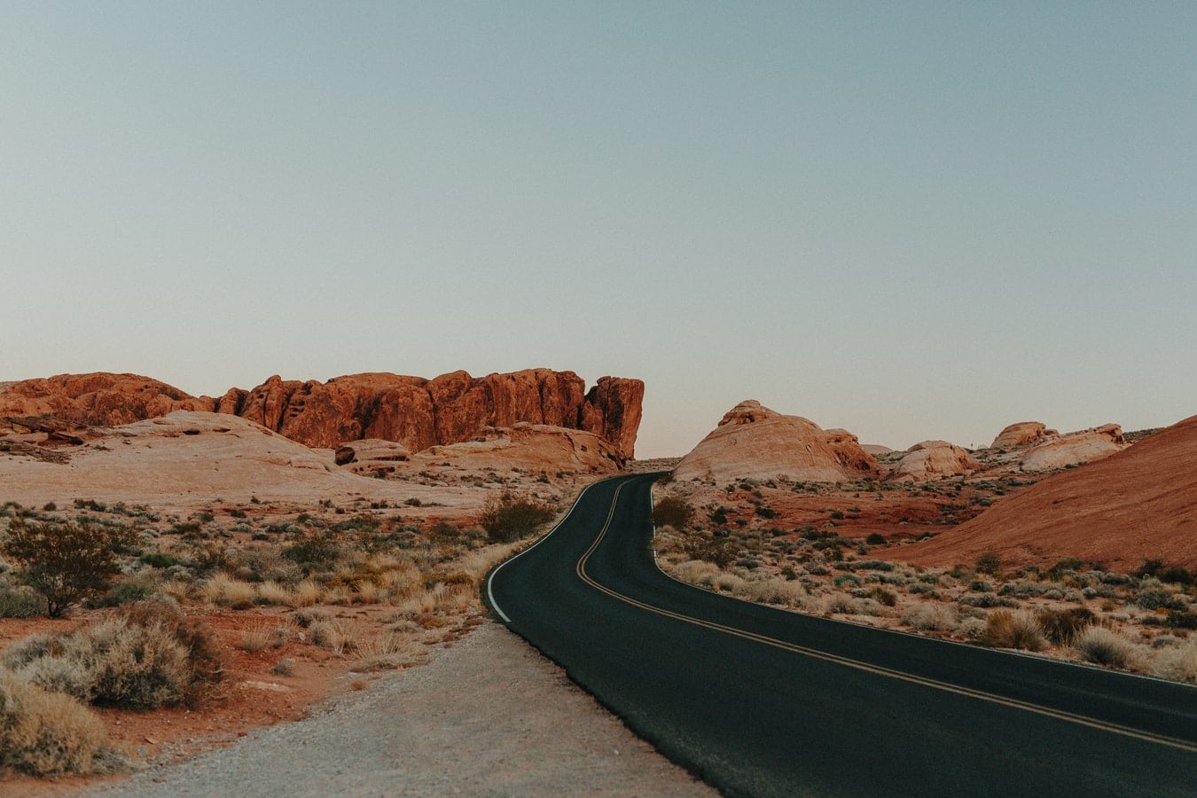Empty Road Desert
