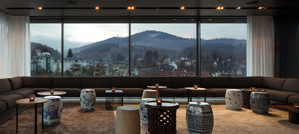 Roomers Badenbaden Rooftop Seating