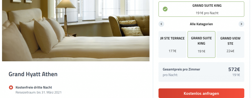 Grand Hyatt Athen Suite
