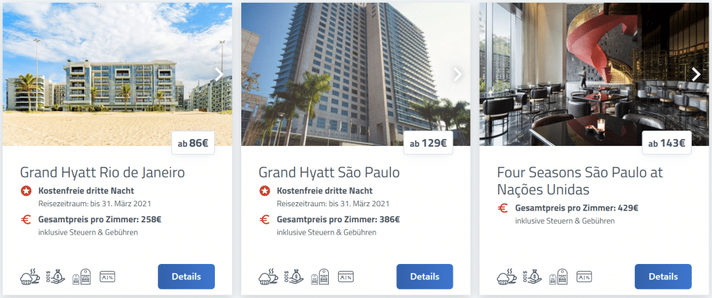 Hyatt Prive Promo Brasilien
