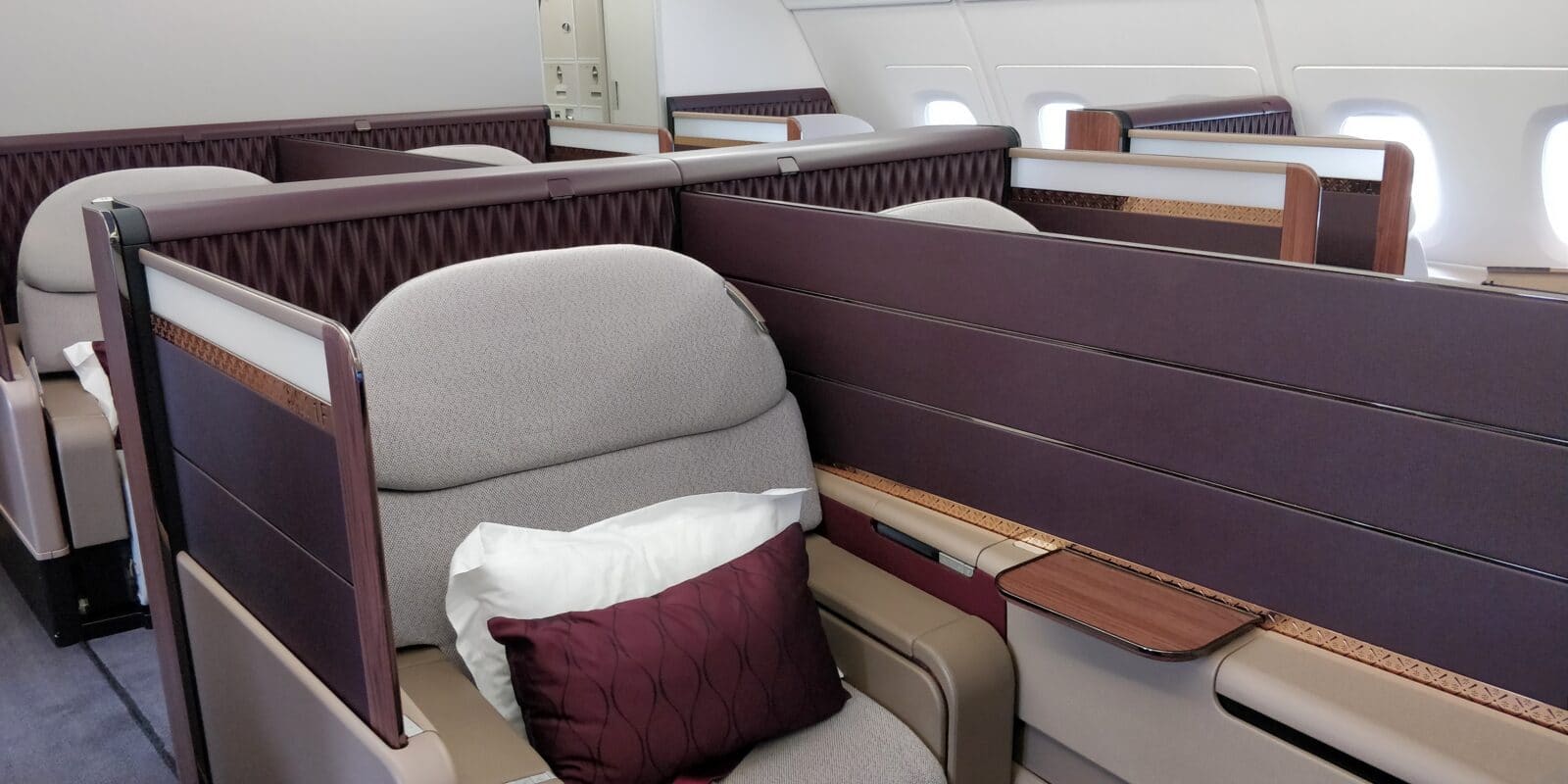 Qatar Airways First Class Airbus A380 Sitz