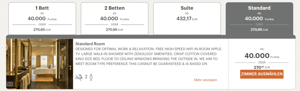QQ Amsterdam Standardzimmer