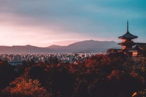 Kyoto Ausblick Japan