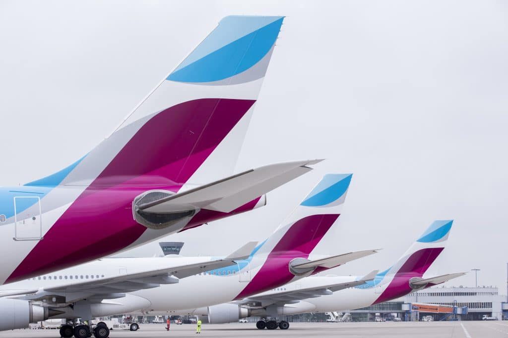 Eurowings A330 Tailfin Line Up 1024x683
