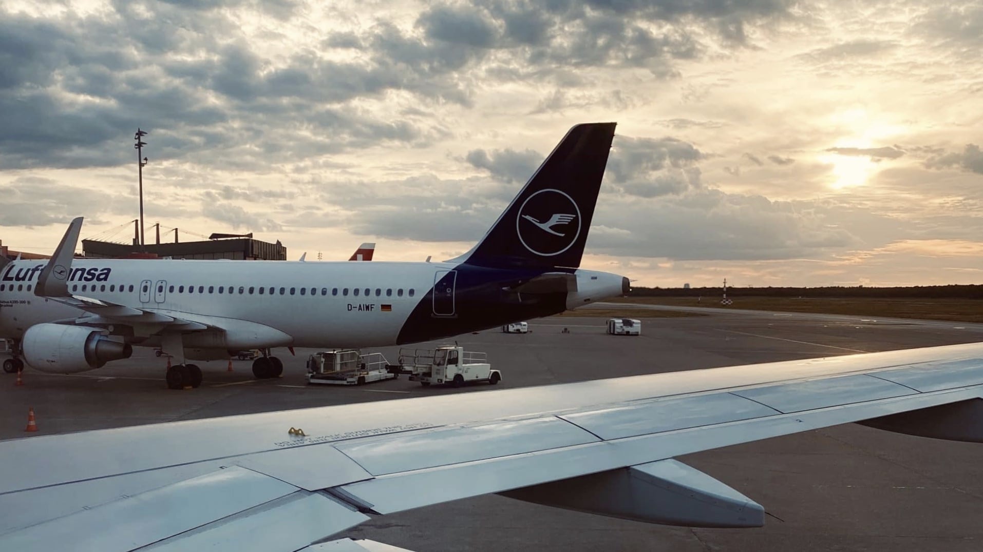Lufthansa Sunset