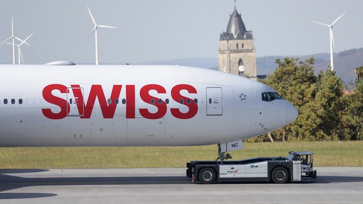 Swiss Air Flugzeug