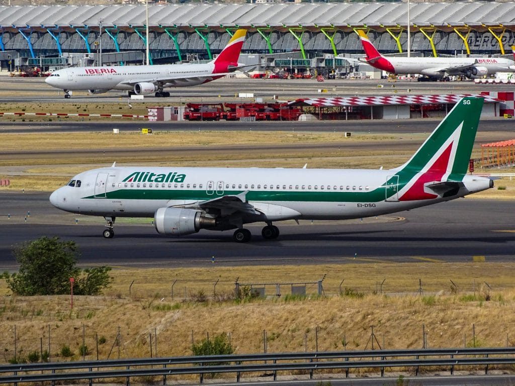Alitalia Flugzeug 