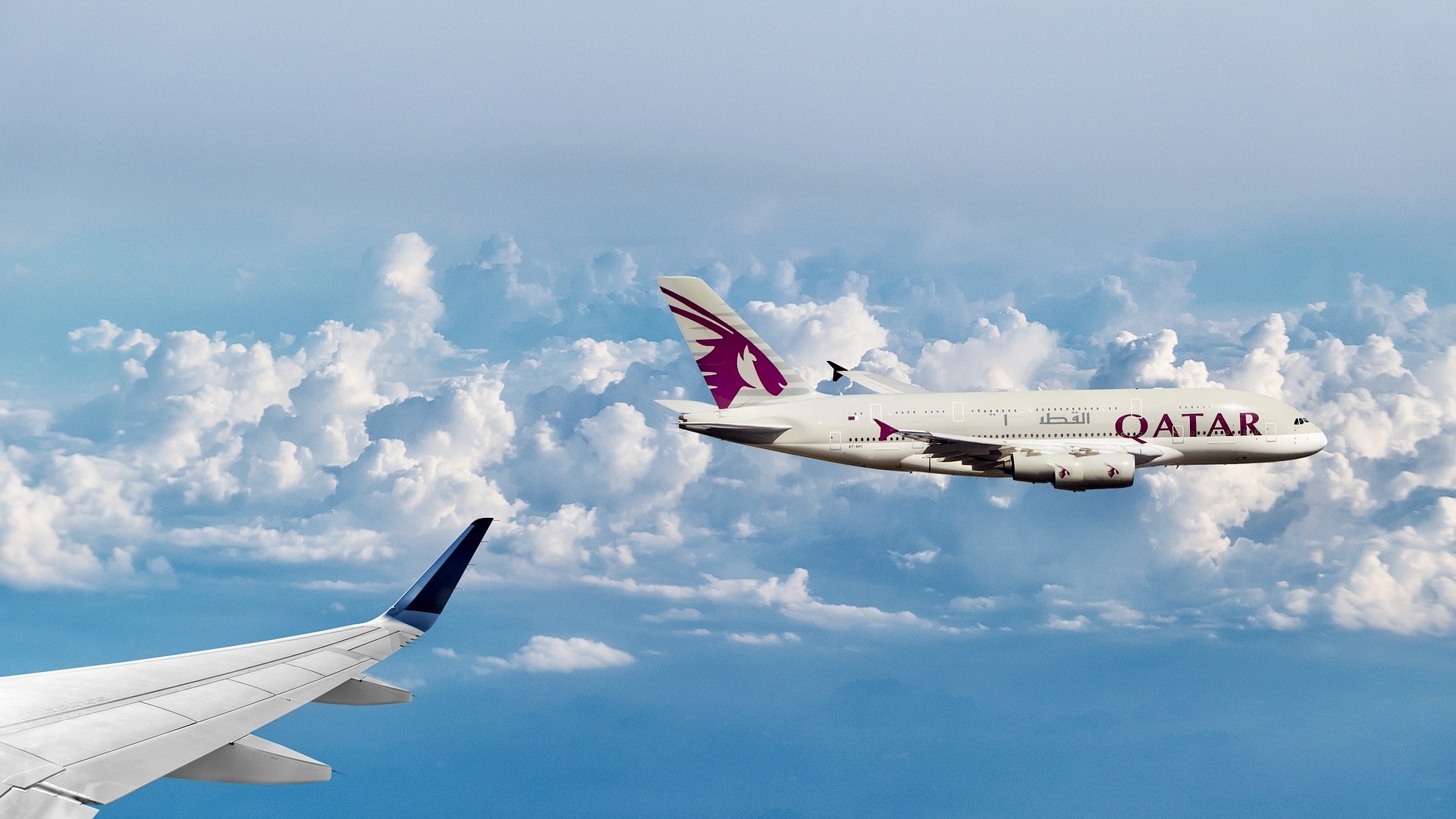 Qatar Airways Clouds