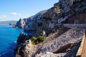 Sardinien Felsenküste Ausblick Italien