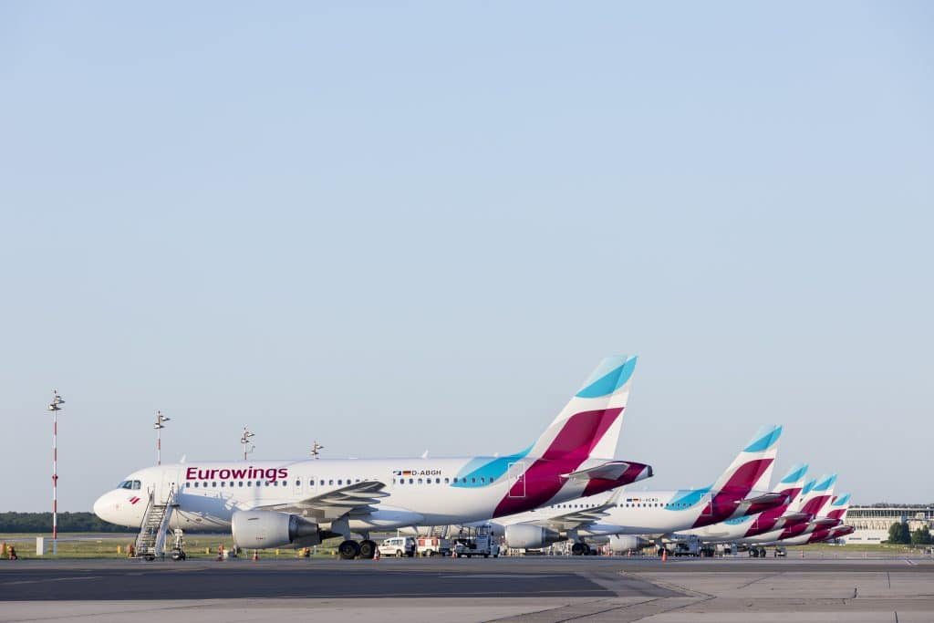 Eurowings A320 Line Up 1024x683