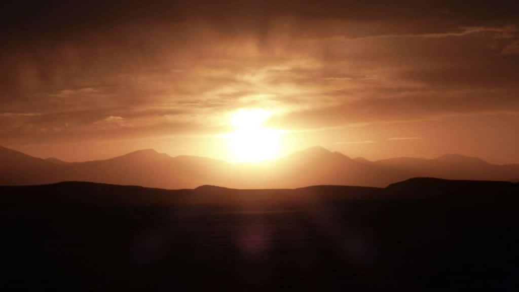 Sunset Salar De Uyuni