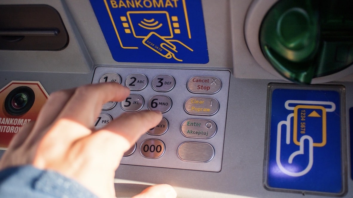 Geldautomat Pin Eingabe