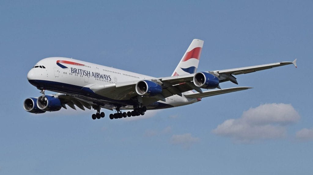 Airbus A380 British Airways 1024x574