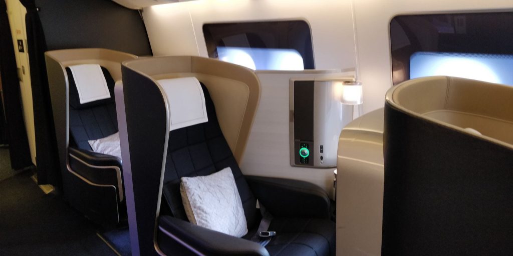 British Airways First Class Boeing 777 Einzelsitze