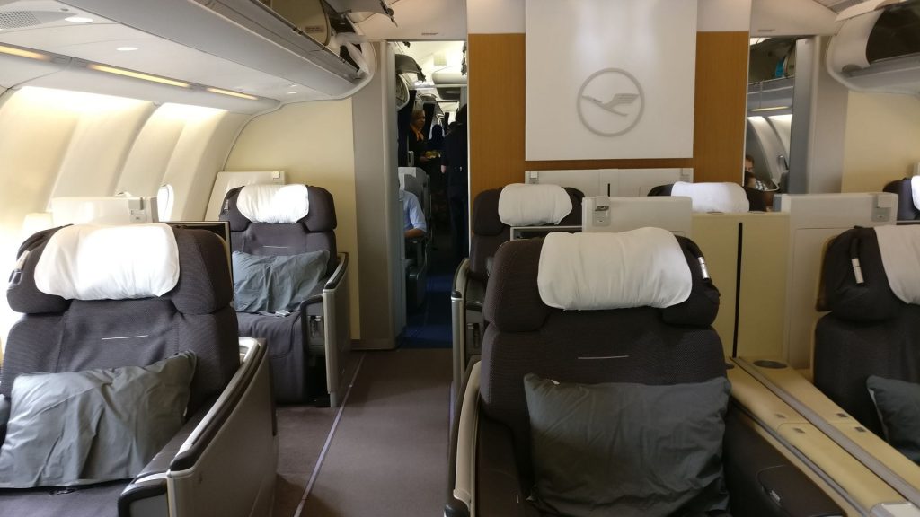 Lufthansa First Class Cabin