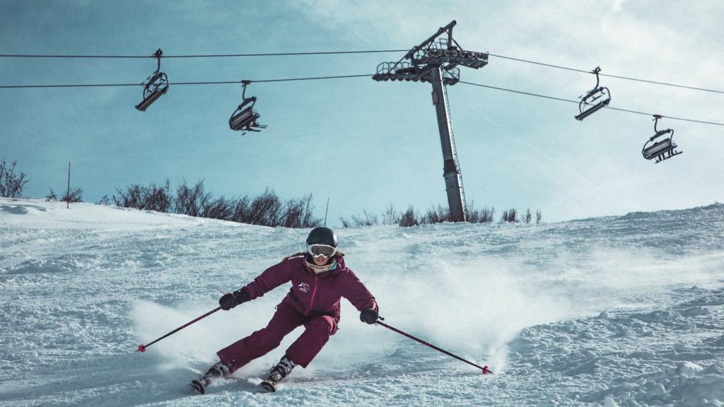 Skier in der Schweiz