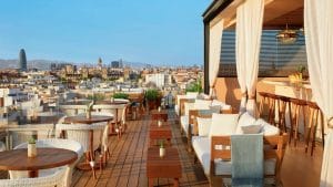 The Barcelona Edition Dachterrasse Restaurant