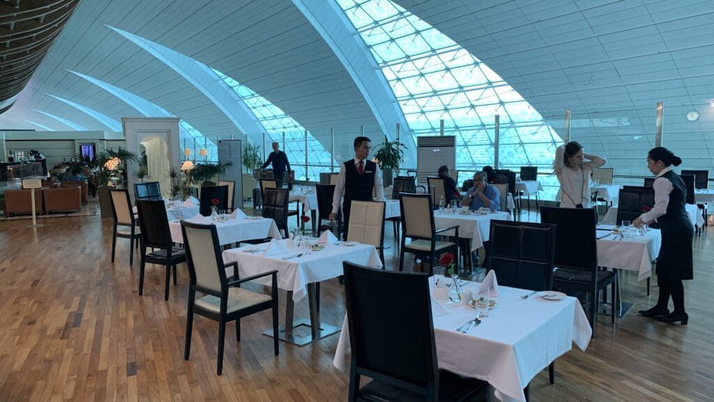 Emirates First Class Lounge Dubai B Restaurant 1 1024x576