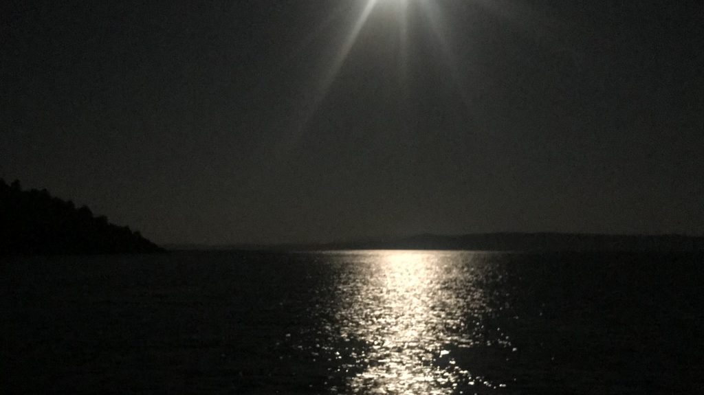 Kroatien Meer Bei Nacht